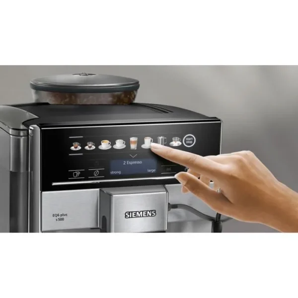 Expresso Broyeur - SIEMENS - EQ6 PLUS - Inox Silver – Image 2